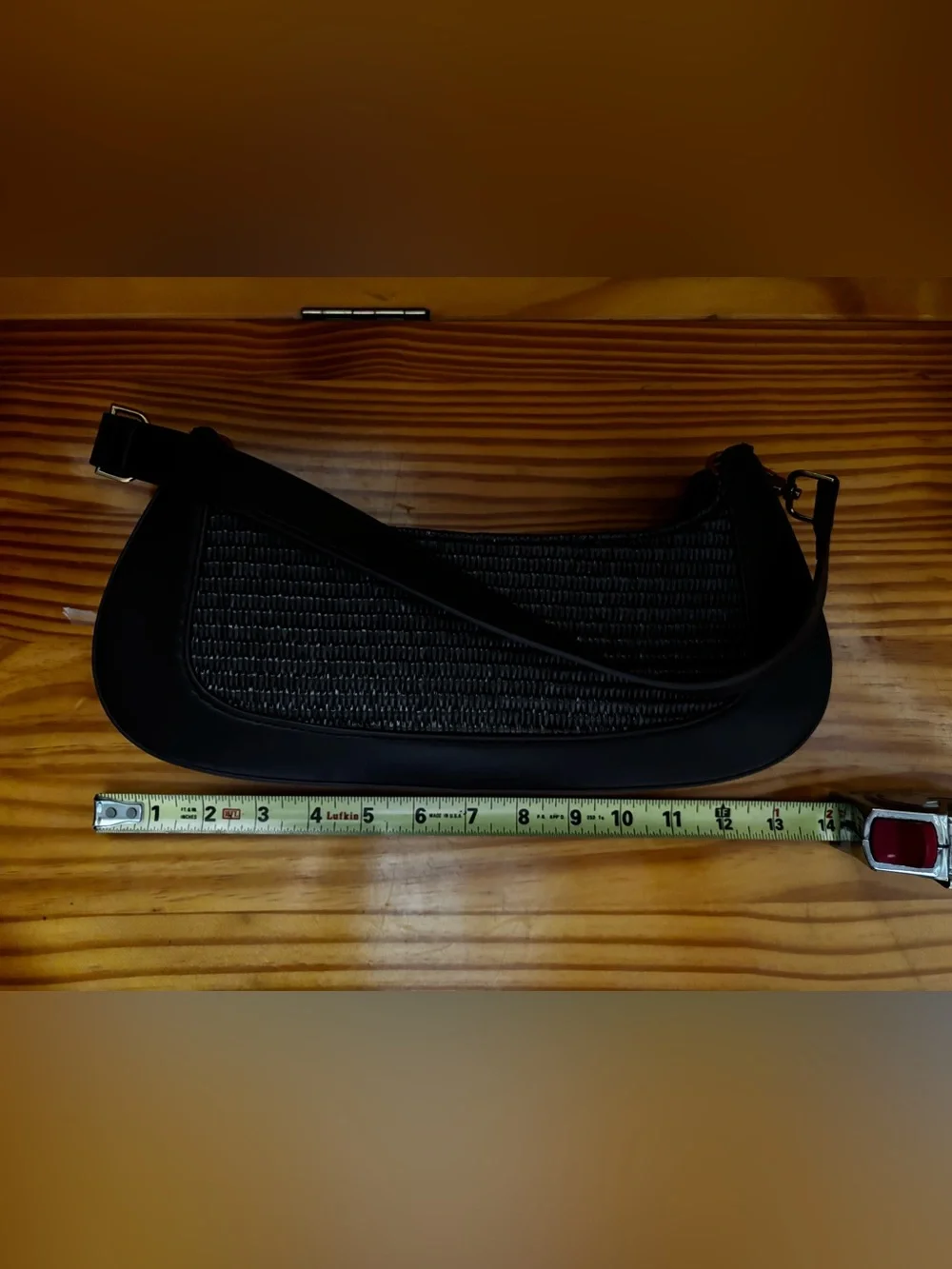 NWOT Brown Woven Steve Madden Shoulder Purse - Picture 7 of 8